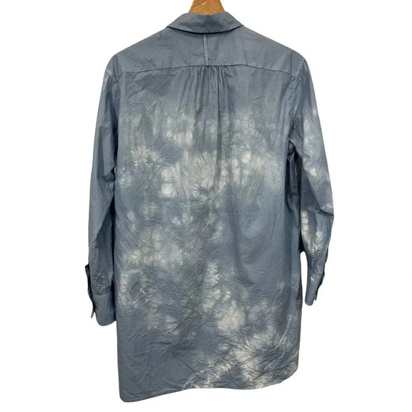 Nili Lotan Ambrose Tie Dye Cotton Button Up Top Size XS - Picture 8 of 9